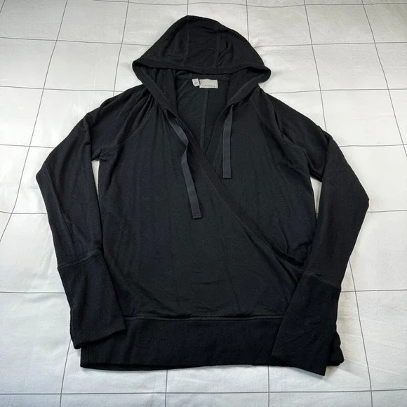 Athleta Black Wrap Hoodie - Picture 2 of 8